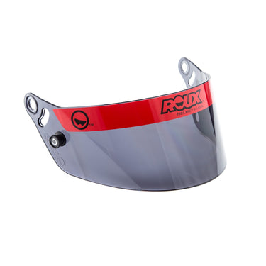 Roux Dark Smoke Shield, Fits Roux R-1 Helmets